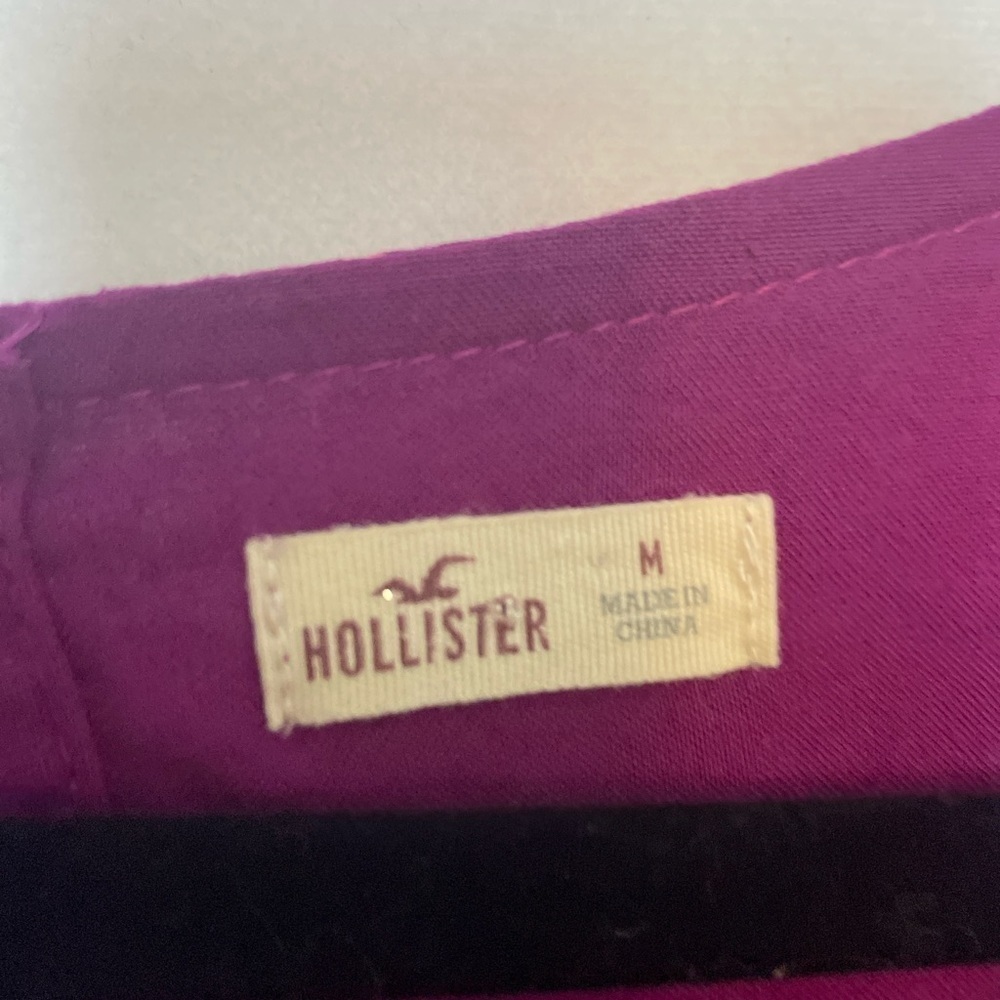 Hollister Purple Y2K Cottagecore Floral Flowy Dress Size Medium - Picture 4 of 11